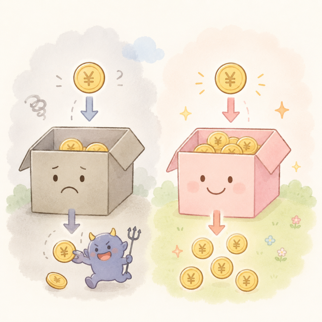 NISAという非課税の特別な箱のイメージイラスト